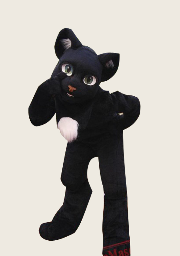 Good Quality Black Cat Fursuit